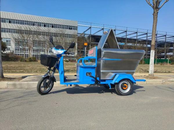 Energy Three Wheeled Garbage Recycling Car for Community Alley Sidewalk Rubbish Collection