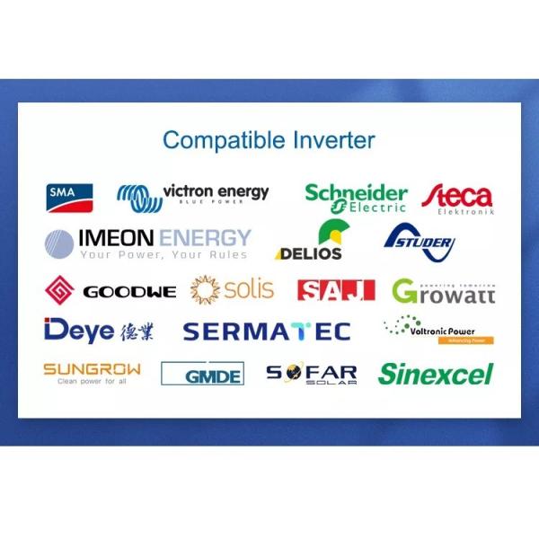 Large Capacity 40KWh (48V 800AH) LiFePO4 Battery Bank For Solar Power Storage
