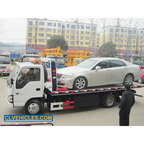 ISUZU N Series Wrecker Tow Truck 130hp 4 ton with Seatbelts for Safety