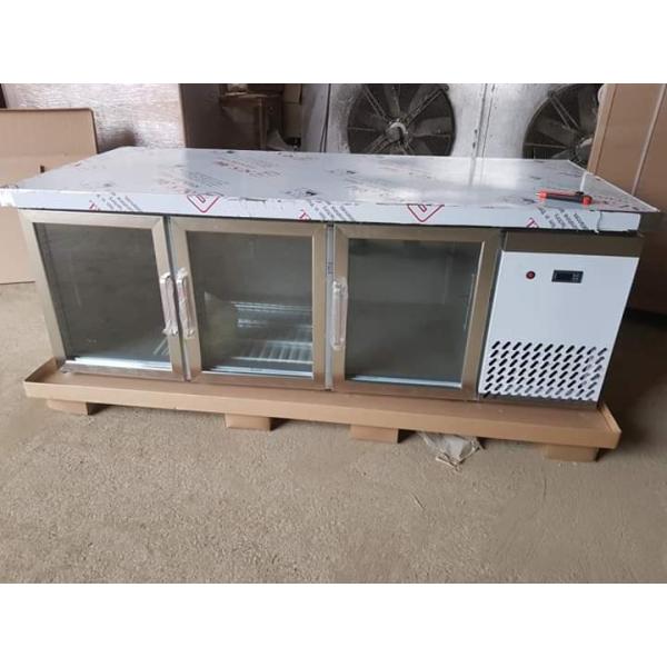 Direct Cooling Stainless Steel Freezers Refrigeration Facilities 1380L
