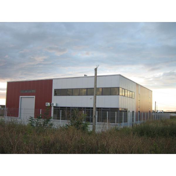 Modern Prefab Steel Storage Buildings with Sandwich Panel Roof
