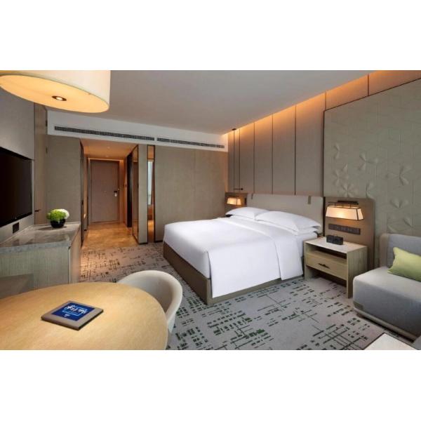 Standard Plywood Hotel Guest Room Furniture Full Supply Customization