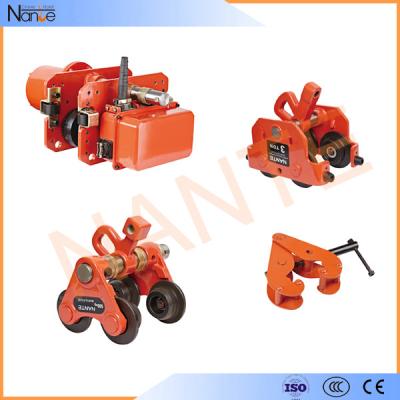 Pressing Alloy Electric Chain Hoist Motor Drive Trolley , Overhead