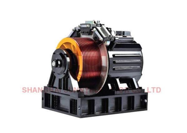 DC110V Load 2000kg Passenger Lift Gearless Traction Machine Motor