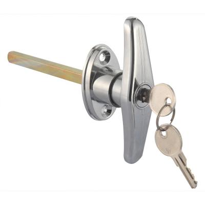 Meigu MS306-A-1 Alça de travamento em T da porta da garagem Fechadura da maçaneta da porta do armário em T Fechadura do portão Fechadura da porta do galpão com maçaneta em T