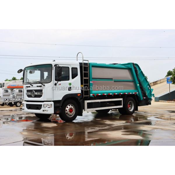12 Square Sanitation Garbage Compression Truck with Design and Euro 4 Emission Standard