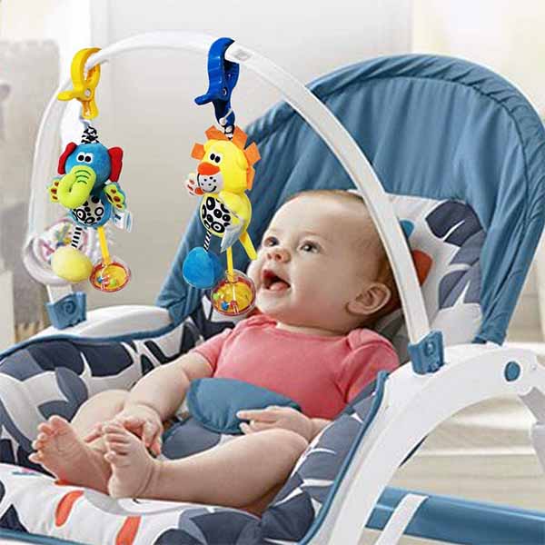 Игрушка трещотки Pram BSCI на младенец 27cmx12cm леты 3-24 месяцев старые