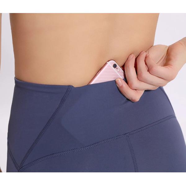 Разминки йоги гетры простирания талии спортзала женщин гетры высокой плотные