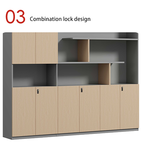 Myidea Export Foreign Trade Independent Desk with Baffle Desk Company Employee Office Desk Matching File Cabinet