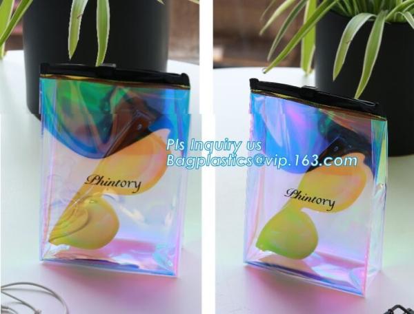 k plastic waterproof bag for swimsuit, slider zipper pvc pouch k bag, facial mask bag custom retail bags cus