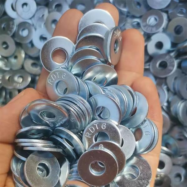 OEM aço inoxidável DIN125 zincado grande aço plano Lavadora plana aço carbono, aço inoxidável