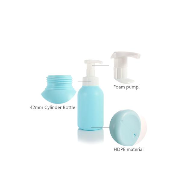 Plastic 204mm 16.9oz Facial Cleanser Foam Pump Bottle