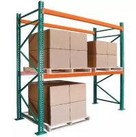 3-6 inch Step Beam Boltless Teardrop Steel Pallet Racking For Warehouse System Floor Storage