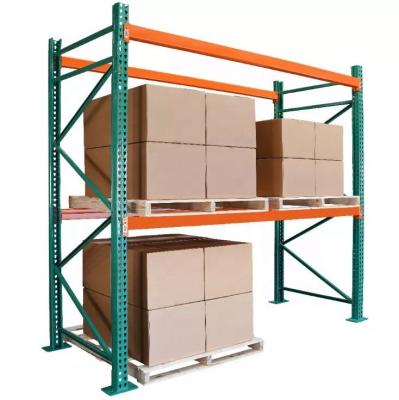 3-6 inch Step Beam Boltless Teardrop Steel Pallet Racking For Warehouse System Floor Storage