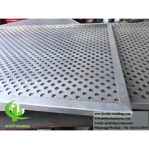 Китай 3мм металлическая перфорированная алюминиевая панель с порошкообразным покрытием алюминиевой твердой панелью для фасада