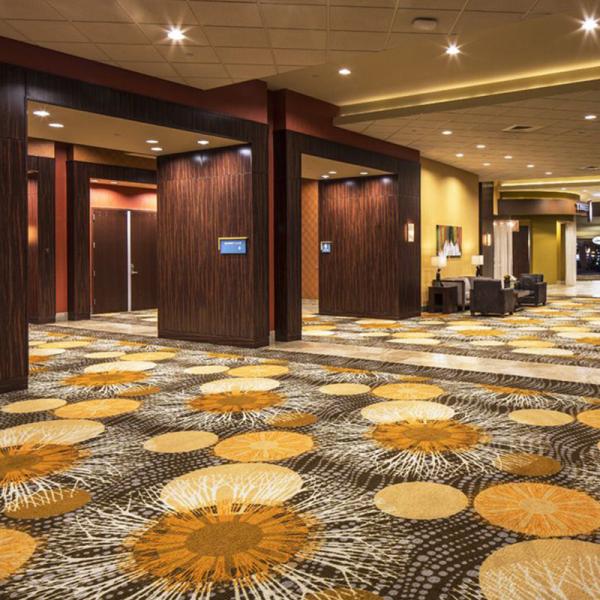 Custom Pattern Woven Wool Nylon Luxury Axminster Hotel Ballroom Carpet for Cars Prayer