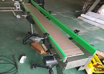 Stainless Steel Slat Chain Conveyor for Pharmaceutical and Cosmetic Production Lines