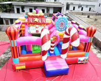 Castelos de salto comerciais da casa 6x6x3.2M dos doces de açúcar