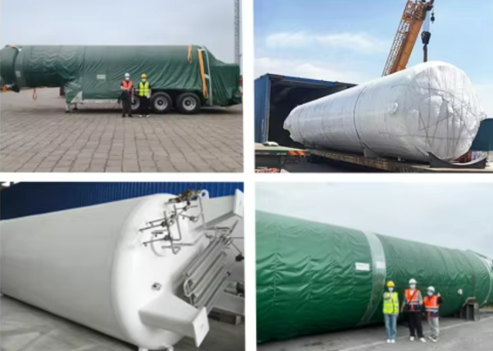 80L 5 M³ Hydrogen Cryogenic Cylinder Liquid Oxygen Storage tank