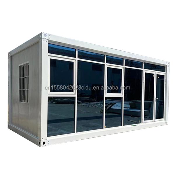 20ft 40ft Light Steel Container House Modern Design Prefab Camping Homes with Galvanized Steel Bending 180g and Steel Frame