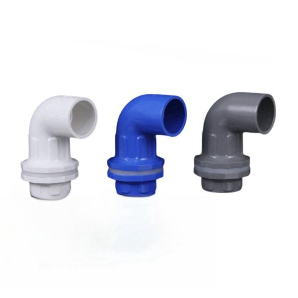 PVC Fish Tank Elbow Pipe Connecter Compression Strength PVC Pipe Fittings