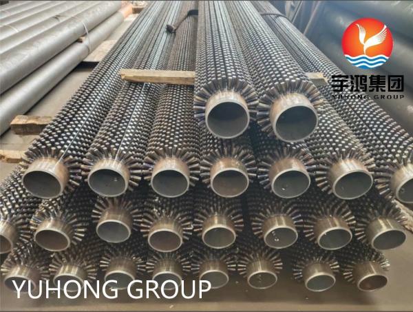 ASTM A335 P9 Chromium-Molybdenum Alloy Studded Finned Tubes for High-Temperature Furnace Applications