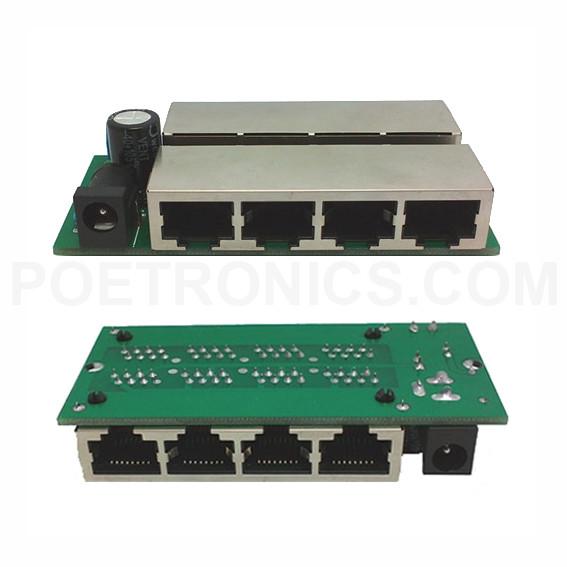 4 Port POE Injector,POE Adapter,POE Power Supply Module_POE-IJ804M