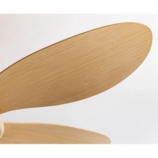 52inch Modern LED 60W Low Floor 35W Ceiling Fans With Remote Control wood Ceiling Fan With Light (WH-VLL-35)