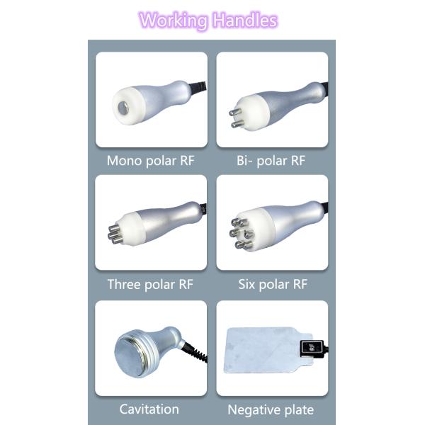 Sistema de cavitación al vacío Ultra cavitación RF cuerpo adelgazante máquina de belleza uso doméstico equipo de pérdida de peso