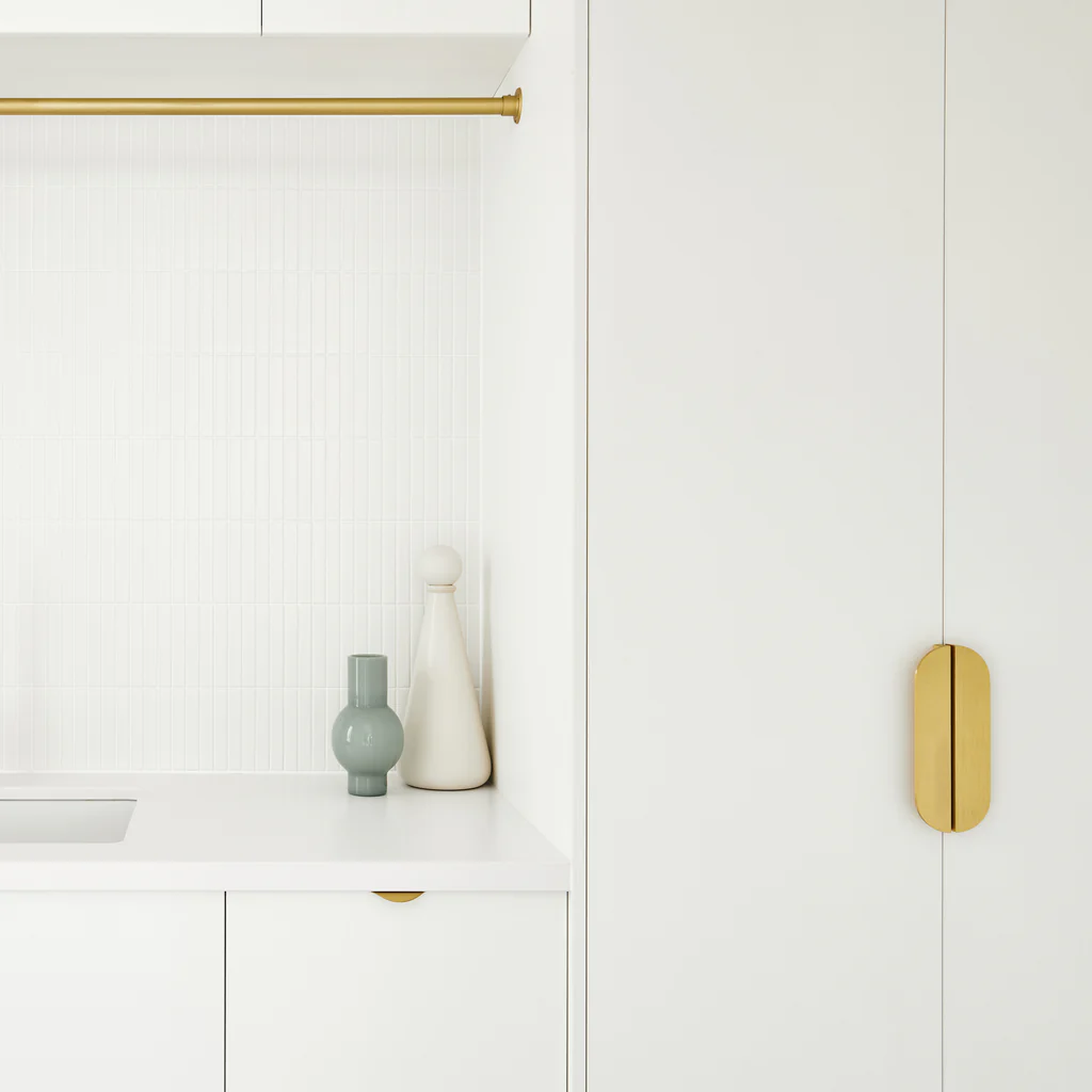 Customized Mold Gold Handles for Cabinets Salix Leaf Knob Furniture