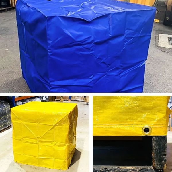 Waterproof Thermal Cover Pallet Hood Plastic Closed Pallet Top Cargo Cover