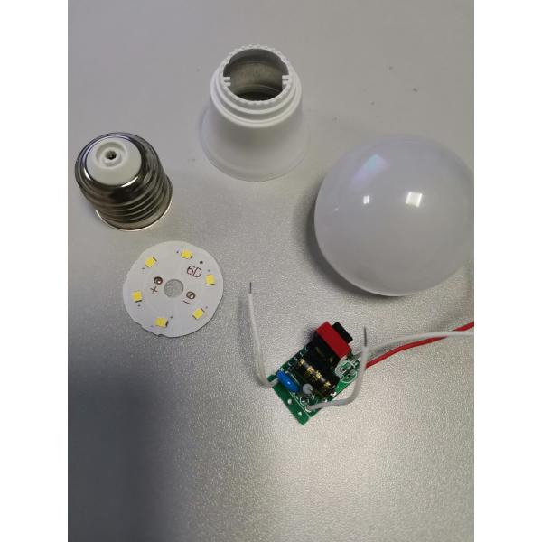 Skd Led Bulb A60 Housing Pc Cover 7W 9W 12W Led Chip Bulb Raw Materials Lumen 900LM 10%