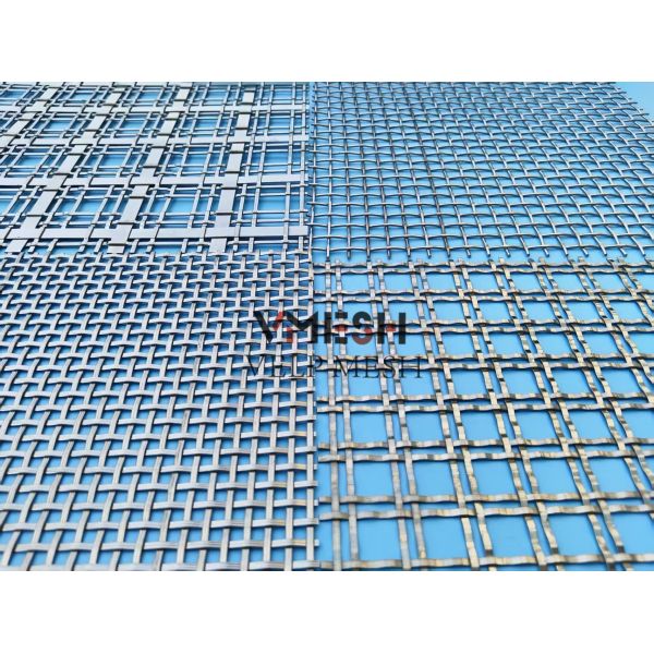 Stainless Steel Metal Architectural Cooper Gold Bronze Interior Design Curtain Decorative Woven Metal Mesh Curtains
