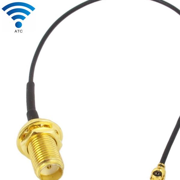 0 - 8 GHz RF Coaxial Cable Assemblies IPEX Right Angle Male to Male / Female SMA RF Cable