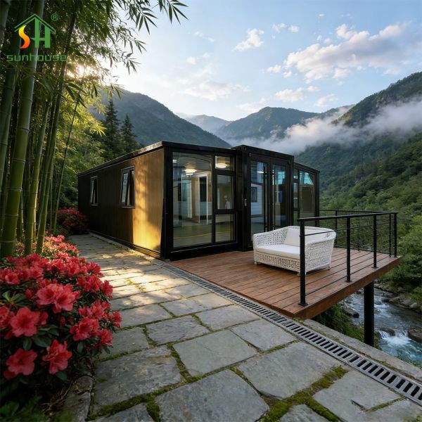 Ready Made Modular House with Bathroom Kitchen Electrical Wiring and Plumbing for Worker Camp Office and Accommodation Projects