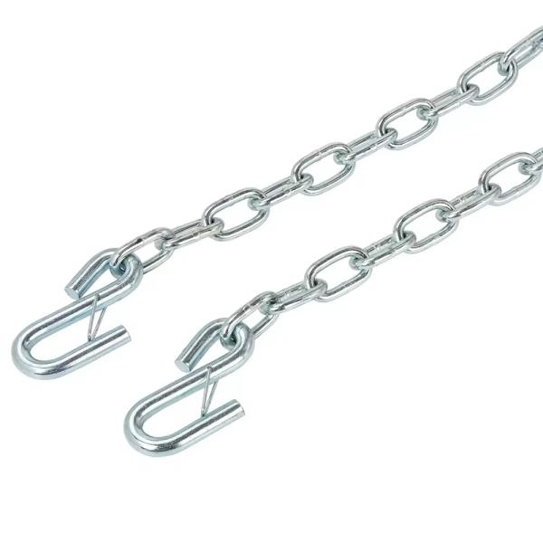 48kN Trailer Safety Chain With S Hook 0.25 Inch Diameter Nonstandard