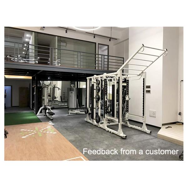 Professional Commercial Multi Station Gym Equipment , Cable Power Combo Rack Machine