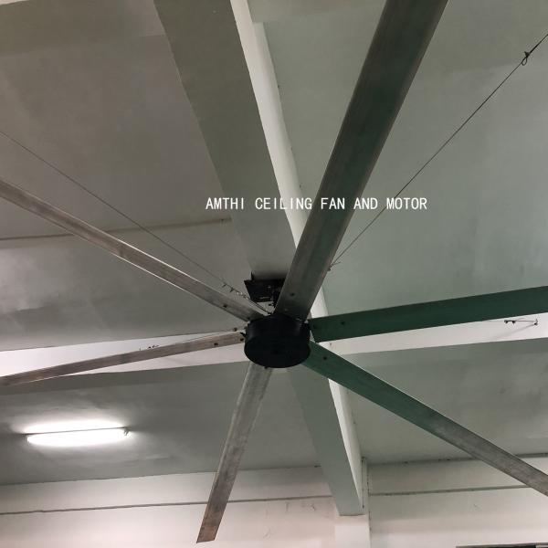 Industrial Ceiling Fan Outdoor 1500W Fan Motor with Anodizing Aluminum Alloy Blades