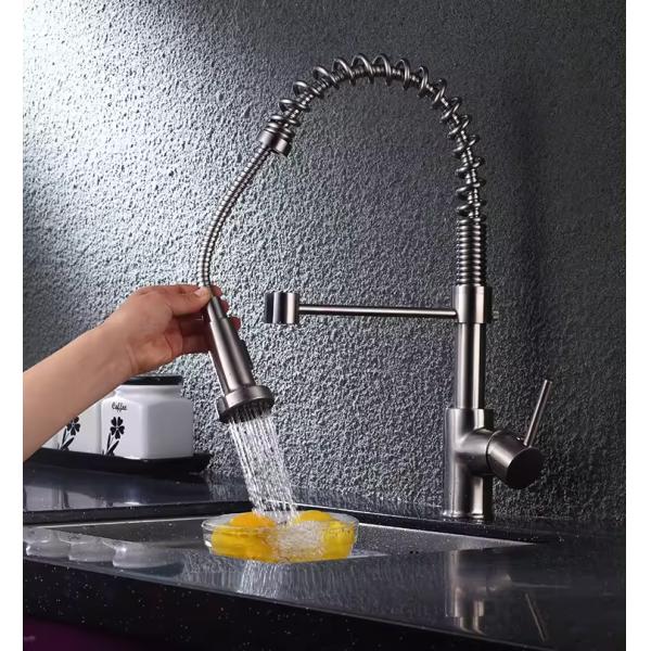 Modern Kitchen Designs Customized Color Brass Basin Pull Down Black Kitchen Faucets