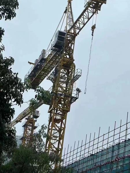 7030-16 Modèle de grue à tour d'occasion avec certification ISO9001 et capacité 16T