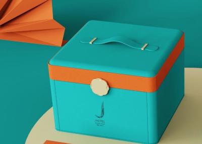 Embossing Heaven and Earth Cover Jiugongge Chocolate Gift Box Classic Bow Knot