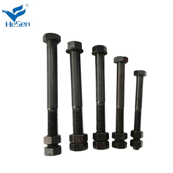 8.8 Bucket Pin Steel Bolts And Nuts 18 X 200mm For 70mm 75mm 80mm Bucket Pins