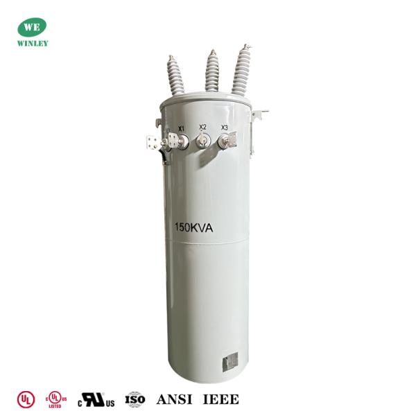 150Kva Pole Mounted Transformer Oil Immersed
