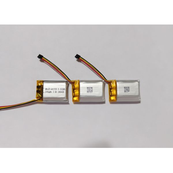 OID641723HV 3.8V 260mAh Lithium Polymer Battery with 500+ Cycles and Extreme Cold Performance for Electronic Pipettes