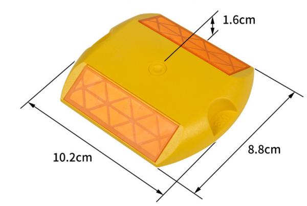LED Plastic Cat Eye Reflective Light Solar Road Stud Made Of High Visible PVC