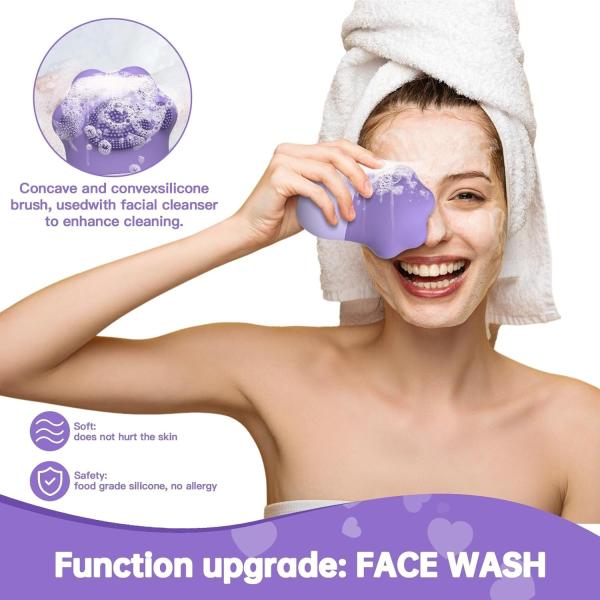 Rouleau de glace en silicone pour le visage – Masseur facial réutilisable pour thérapie par le froid contre les poches, l'acné, les rougeurs et le raffermissement de la peau | Outil de soin de la peau sans BPA pour femmes, hommes, peaux sensibles et routine de beauté quotidienne