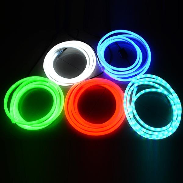 220V 110V 50m Indoor Outdoor Flex LED Neon Rope Light for Holiday Party Valentine Decoration Blue Yellow White by DHL