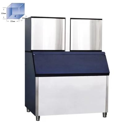 Máquina de gelo Focusun Cube de alta produtividade controlada por PLC com compressor Bitzer