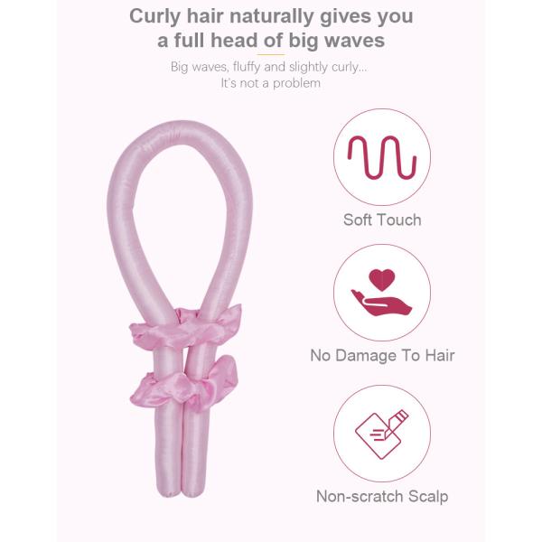 Heatless шелк шелковицы ленты 100% Curler волос держателя чистый