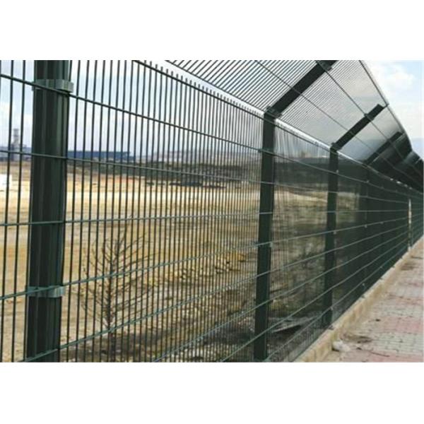 2.5m Length Welded Wire Mesh Fencing Garden Powder Coated Steel With Clip